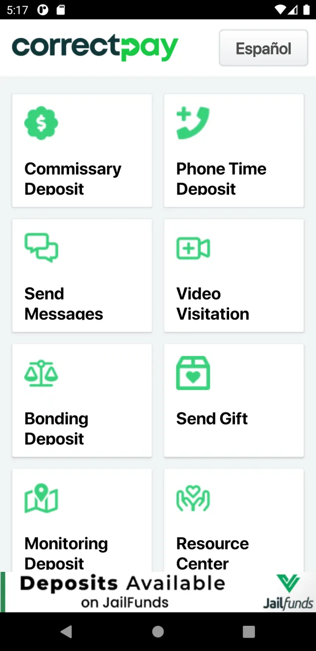 CorrectPay - Screen 1