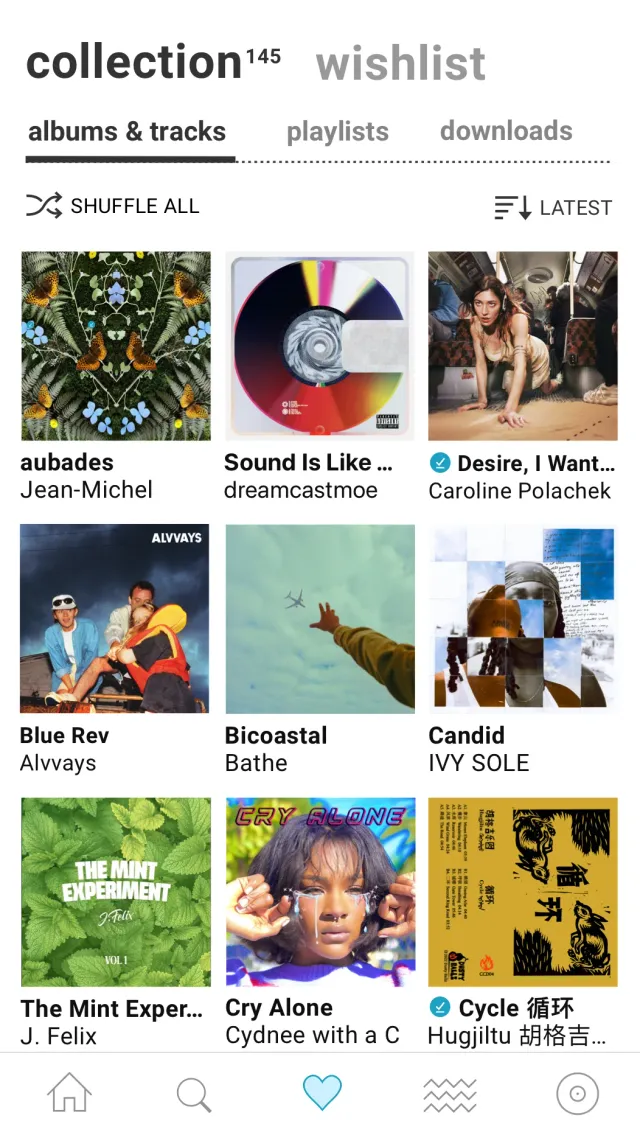 Bandcamp - Screen 1