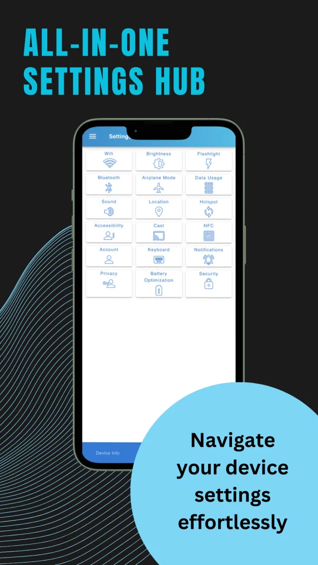 My Device Settings - Screen 3