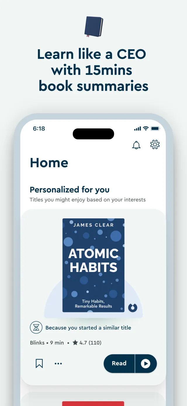 Blinkist: Book Summaries Daily - Screen 1
