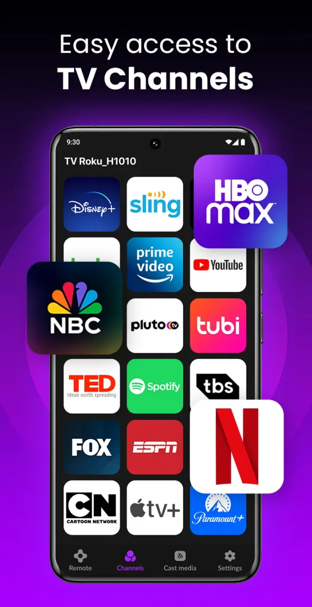 TV Remote Control for Smart TV - Screen 3