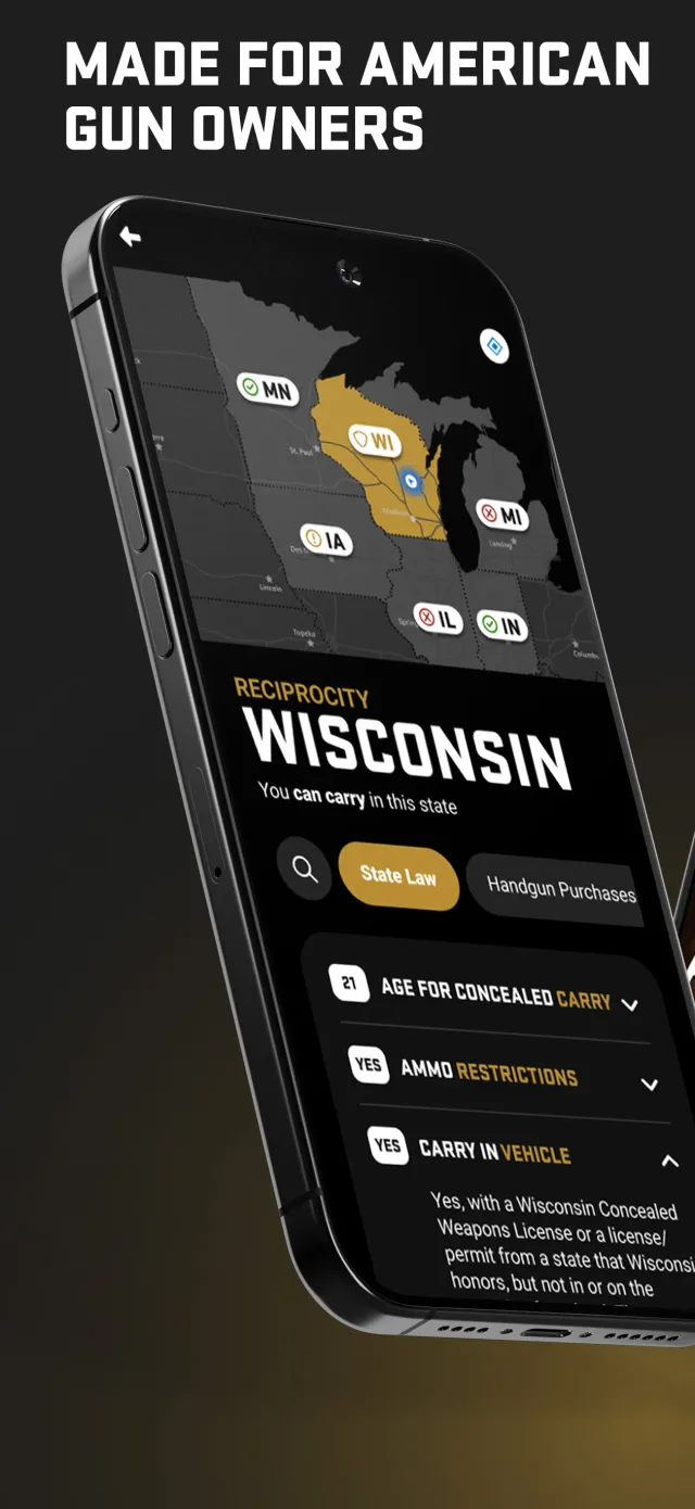 USCCA Concealed Carry App - Screen 1