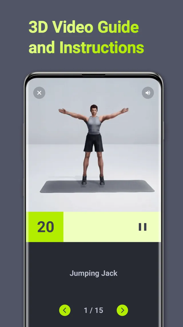 HIIT Workout for Men Lite - Screen 5