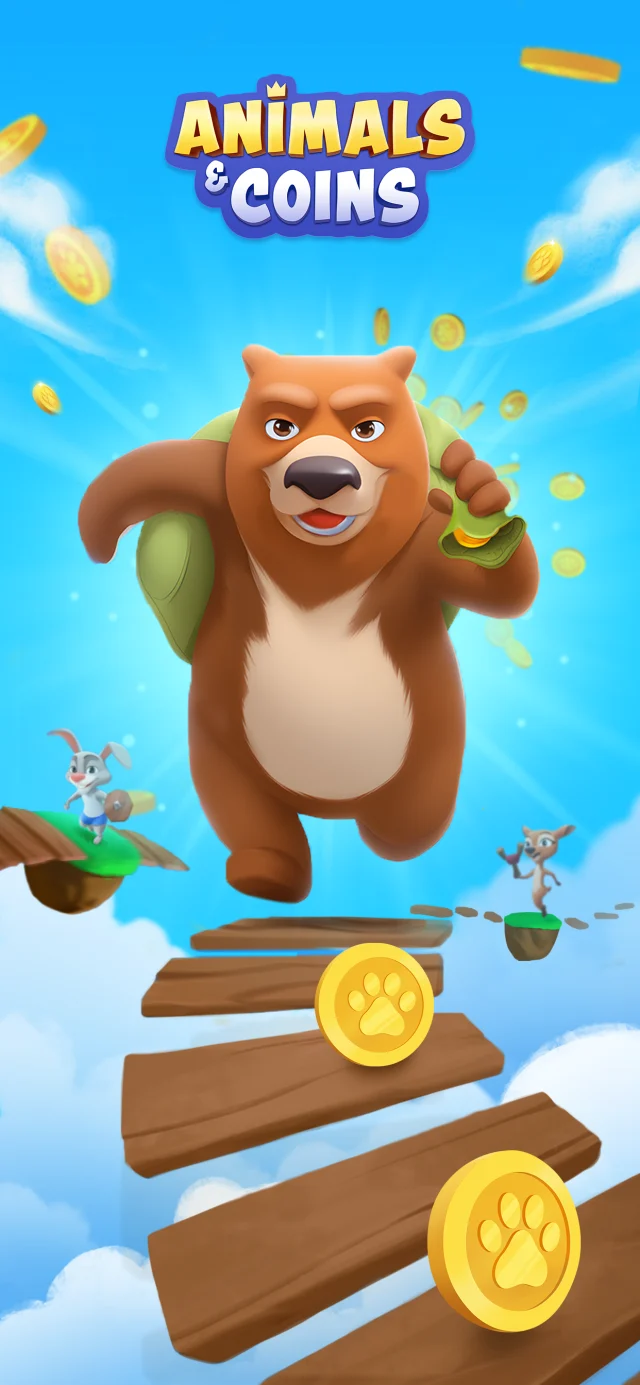 Animals & Coins Adventure Game - Screen 1