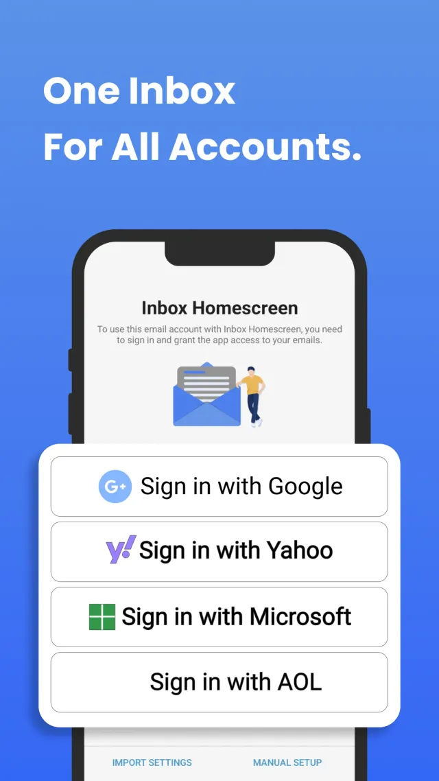 Inbox Homescreen - Screen 1