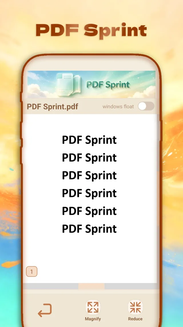 PDF Sprint - Screen 3