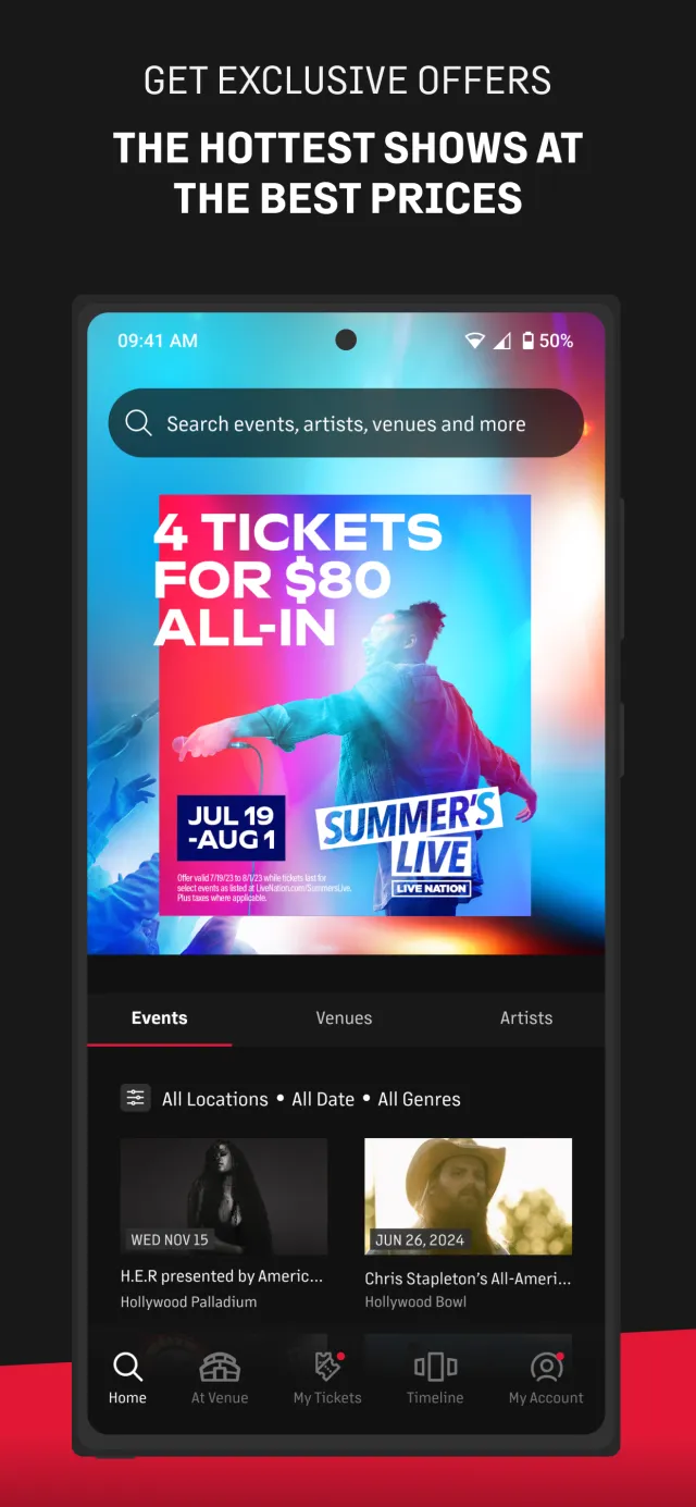Live Nation At The Concert - Screen 2