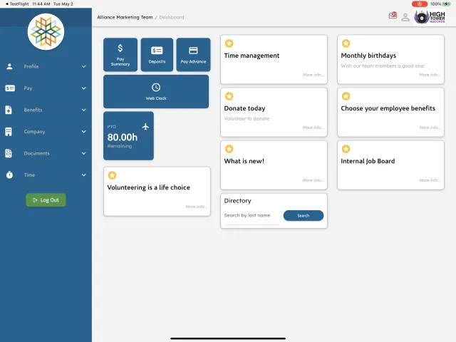 AllianceHCM MyPay - Screen 7