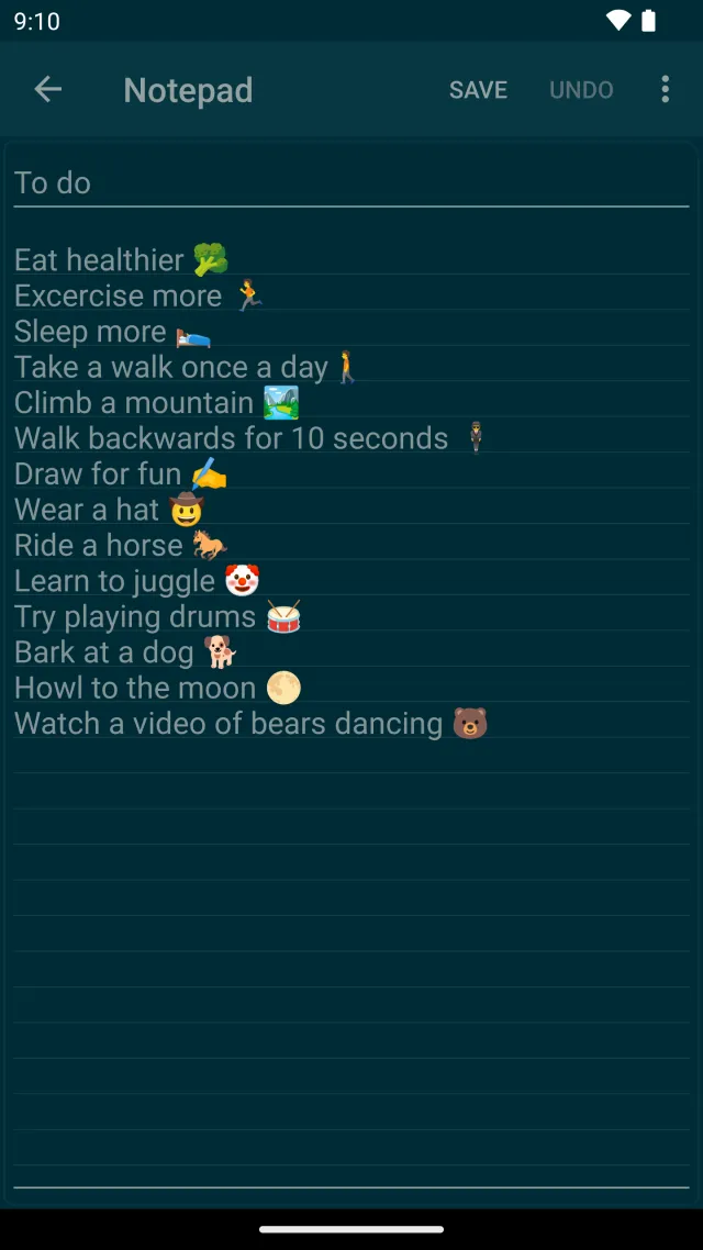 Notepad - simple notes - Screen 4