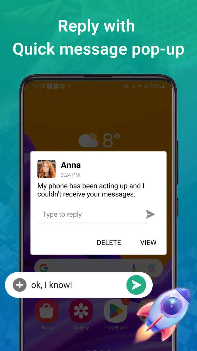 Messages - SMS Messenger + - Screen 8