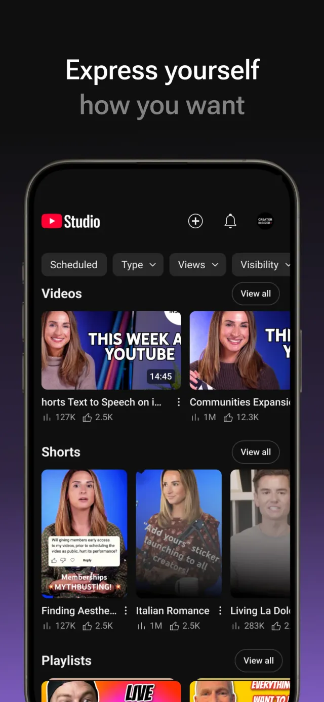 YouTube Studio - Screen 3
