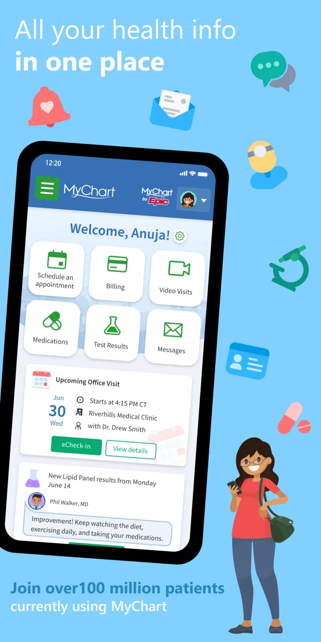 MyChart - Screen 1