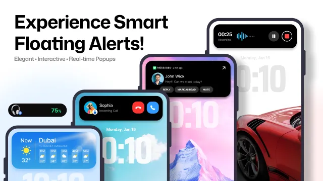 Dynamic Notch Notification Bar - Screen 1