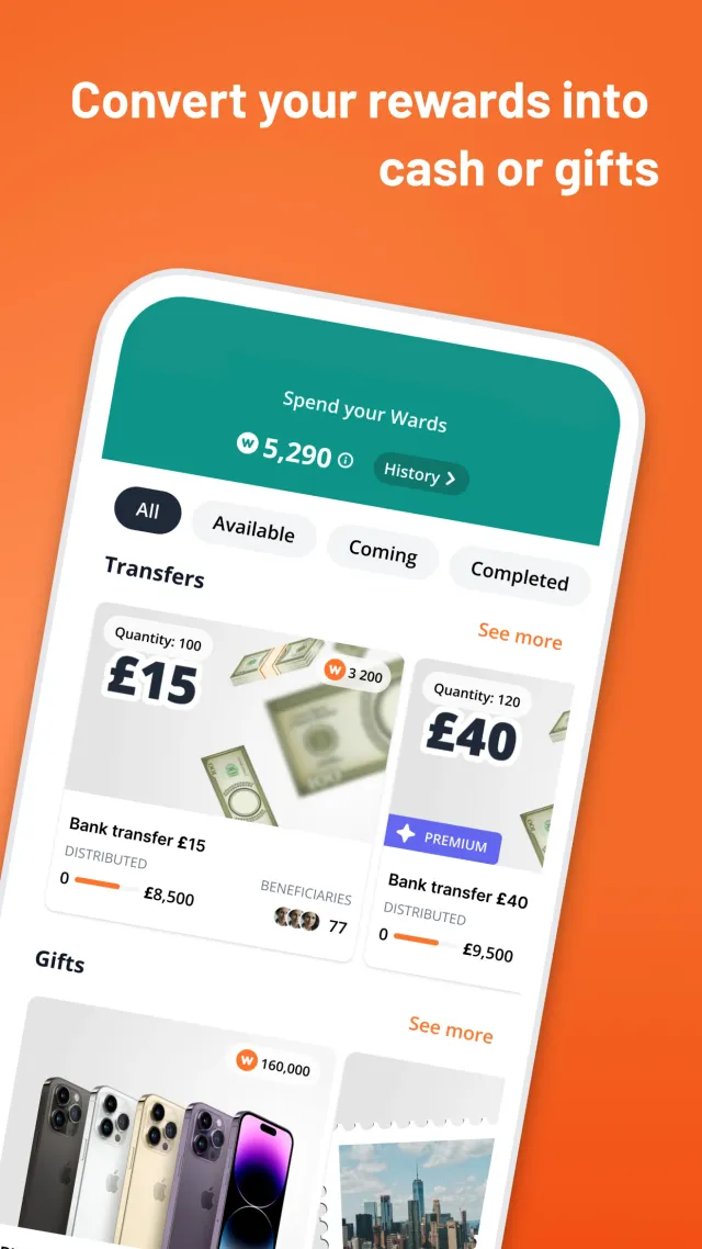 WeWard - Walk & Earn Rewards - Screen 2