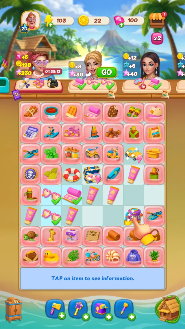 Beach Bliss: Merge Puzzle - Screen 2