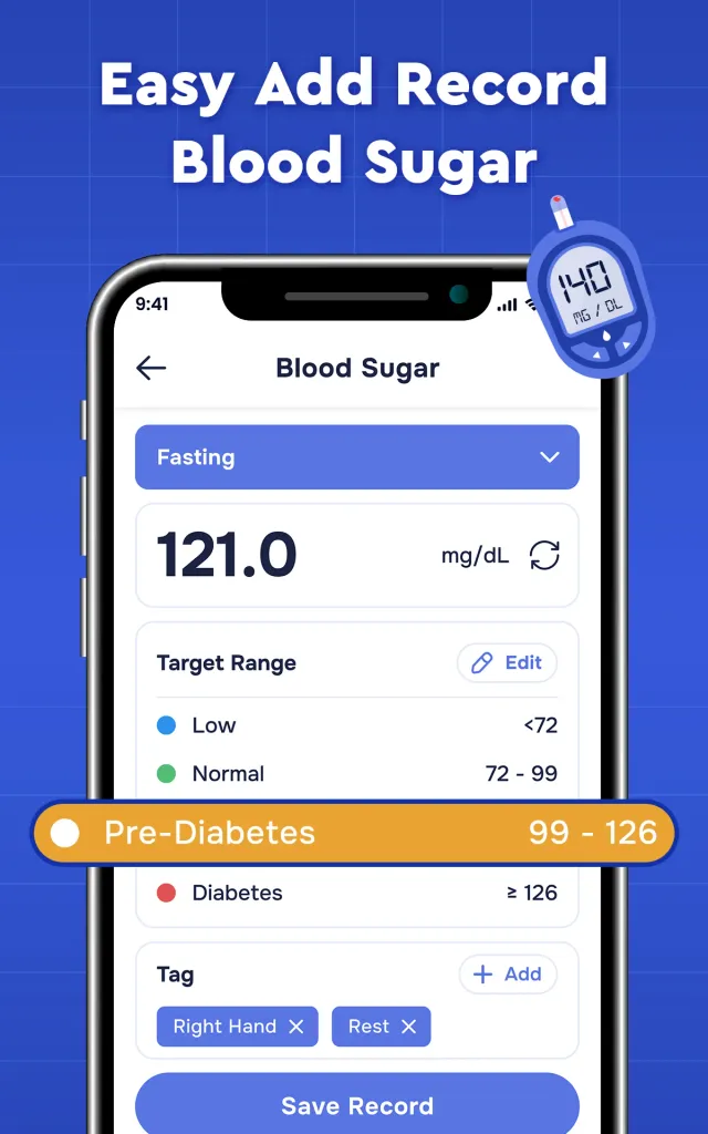Blood Sugar Care: BP Monitor - Screen 3