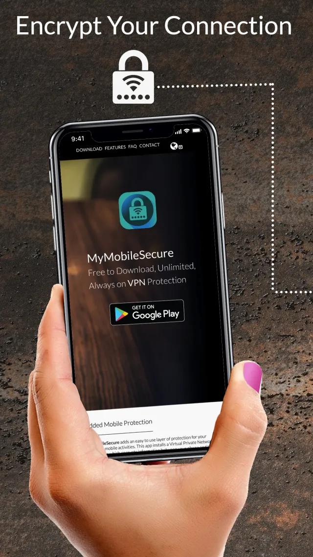 My Mobile Secure VPN - Screen 1