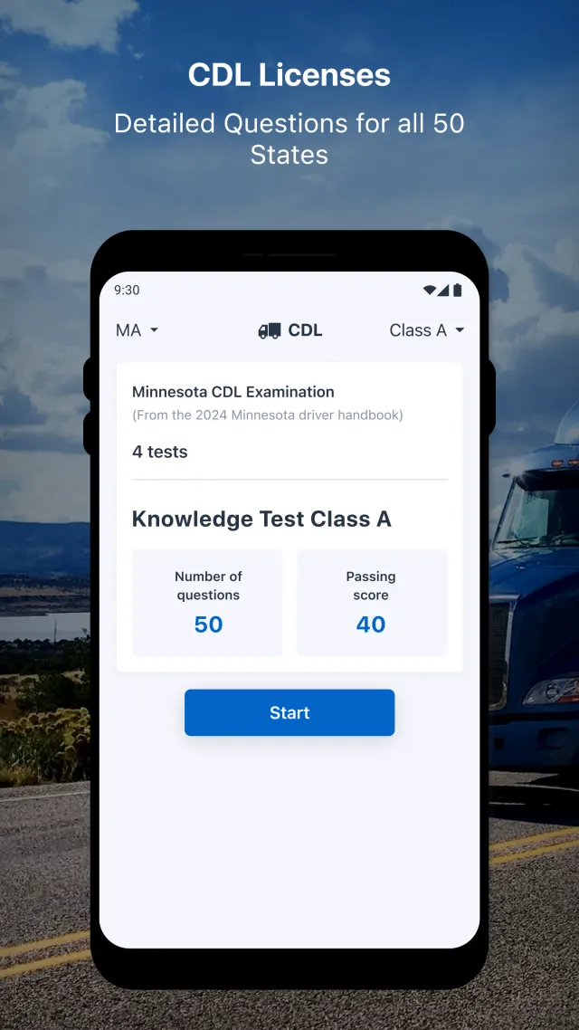 CDL Practice Written Test - Screen 2