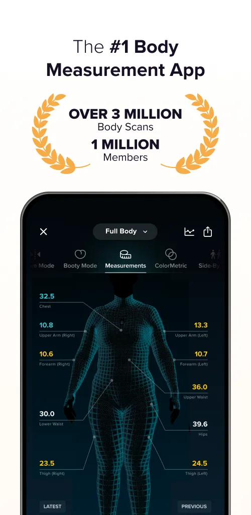 ZOZOFIT: 3D Body Scanner - Screen 1