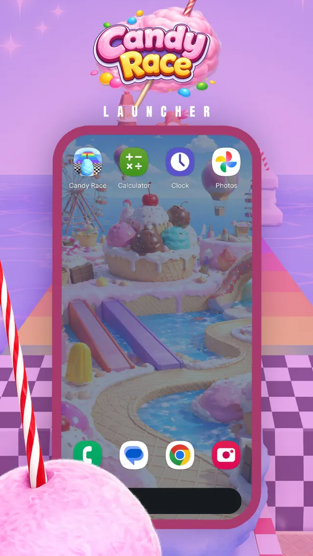 Candy Race Launcher - Screen 1