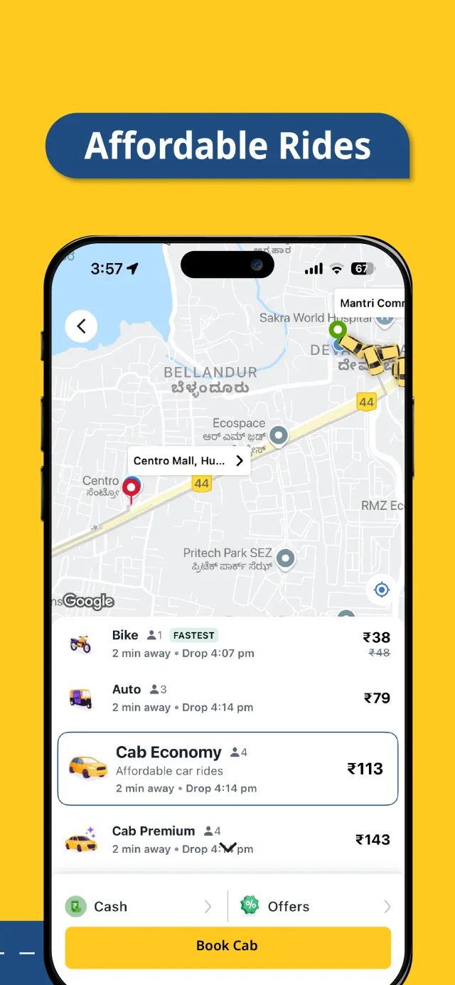 Rapido: Bike-Taxi, Auto & Cabs - Screen 2
