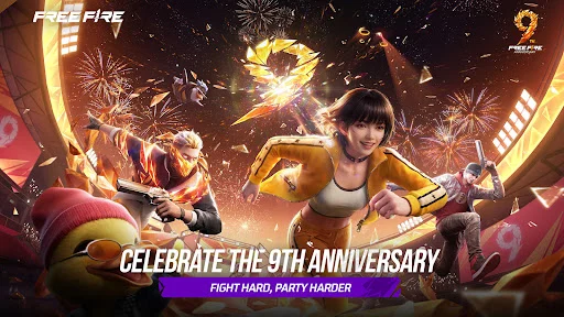 Free Fire: 9th Anniversary - Screen 1