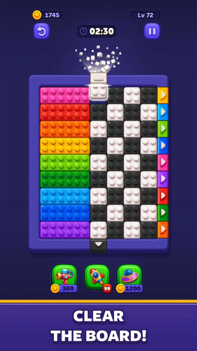 Block Out! - Color Sort Puzzle - Screen 1