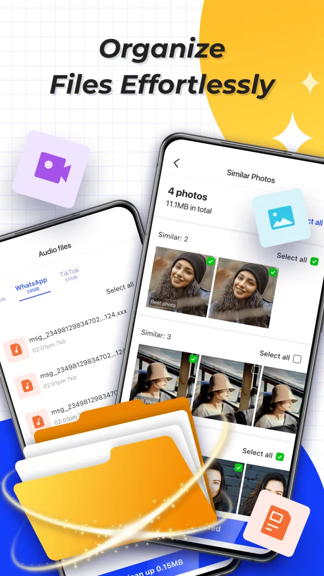 MiraClean - File Manager - Screen 3
