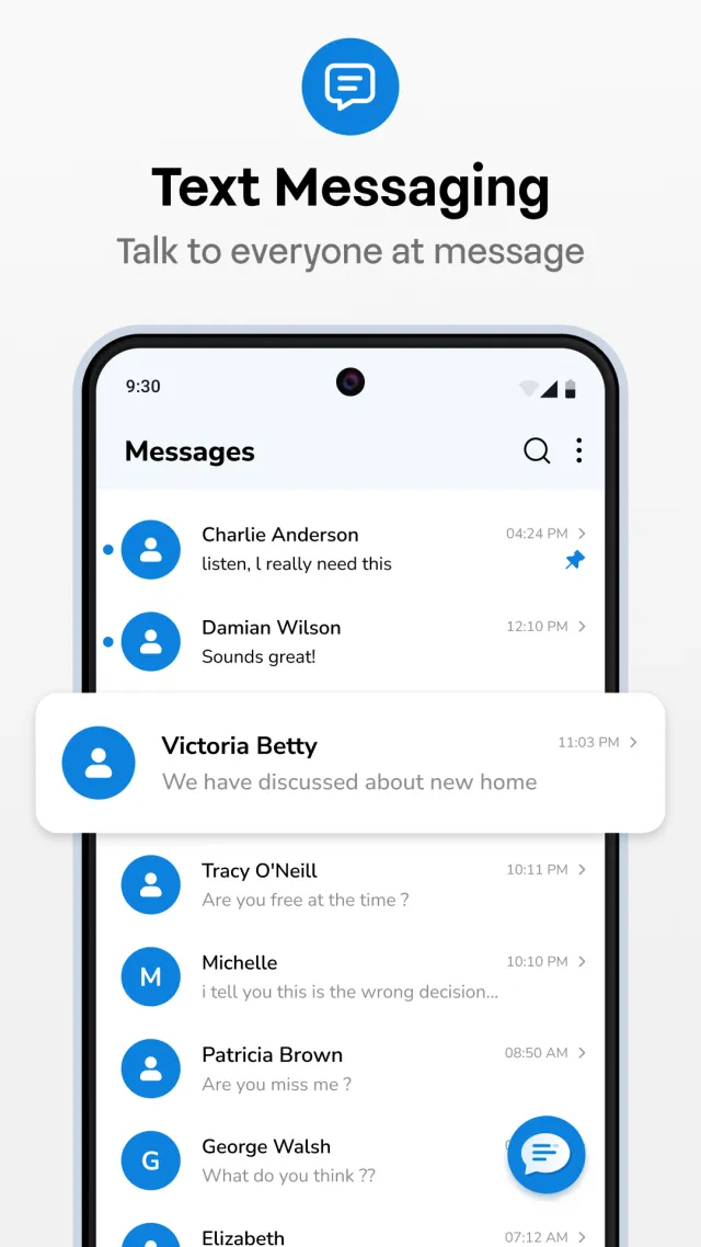 Messages - SMS Texting App - Screen 1