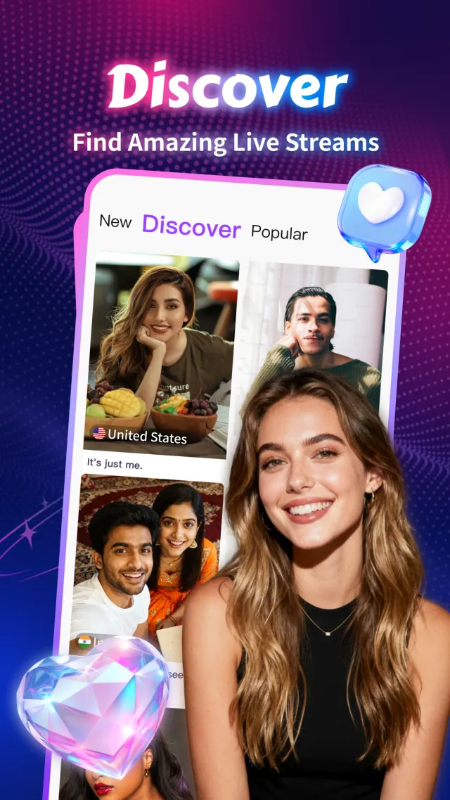 Chamet - Live Chat & Party - Screen 4