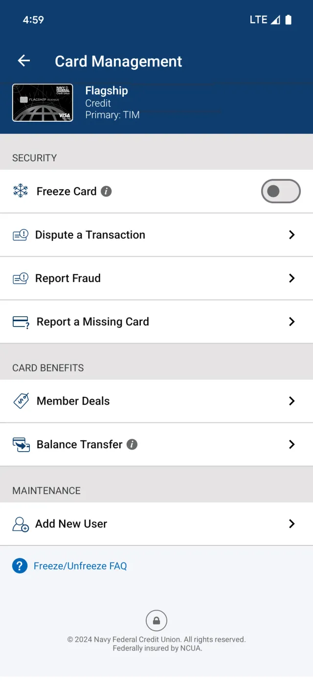 Navy Federal Credit Union - Screen 4