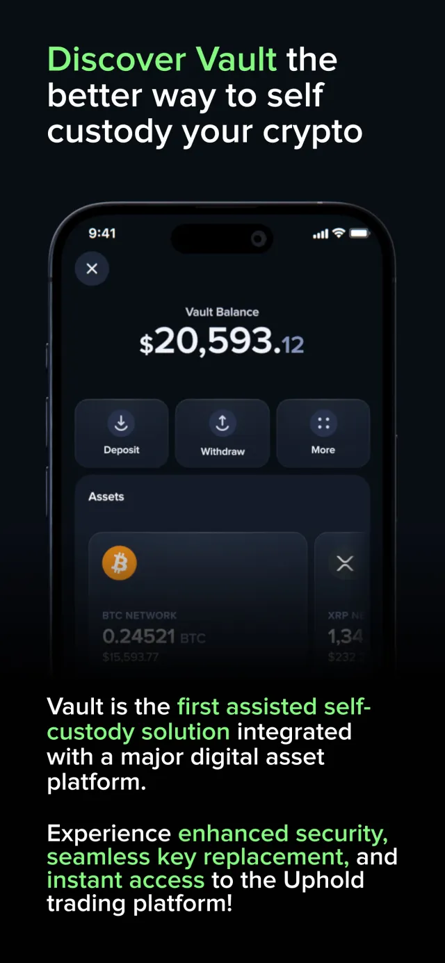 Uphold: Buy BTC, ETH and 300+ - Screen 4
