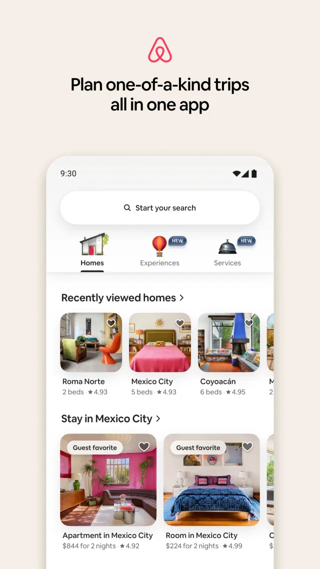 Airbnb - Screen 1