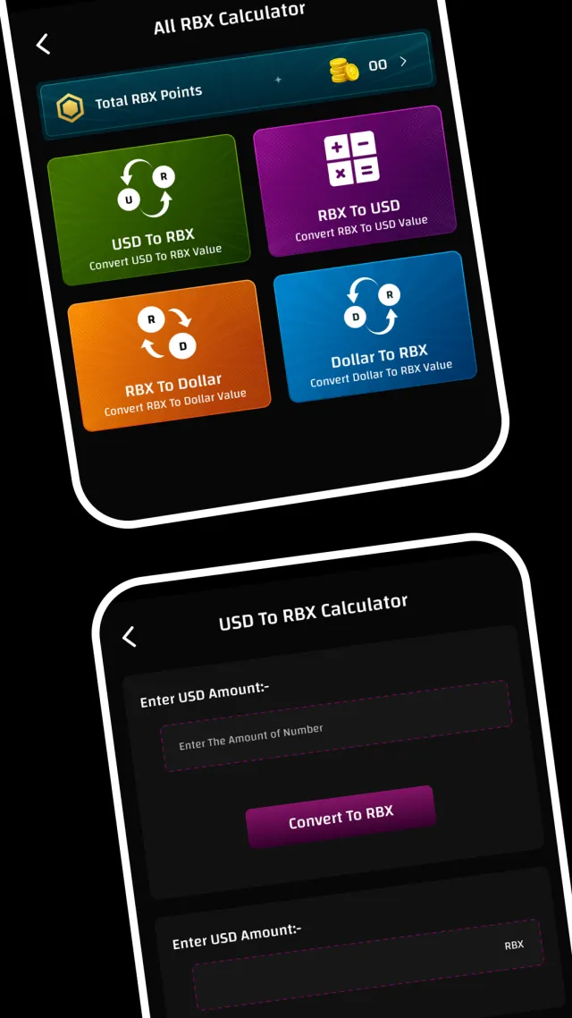 RBX Calc - Robux Value Counter - Screen 2