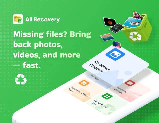 All Recovery - Screen 1