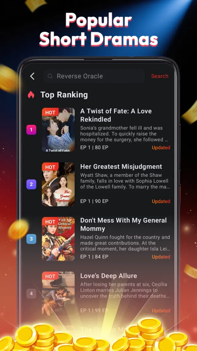 Lucky Drama - Shorts & Rewards - Screen 1