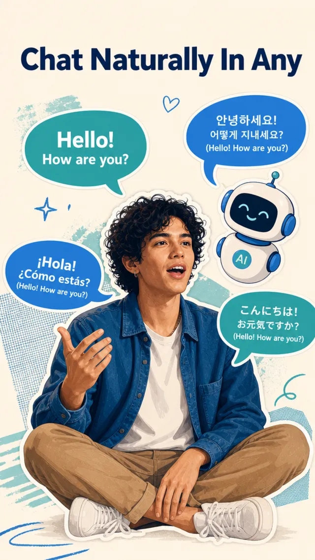 AI Language Learning & Tutor - Screen 2