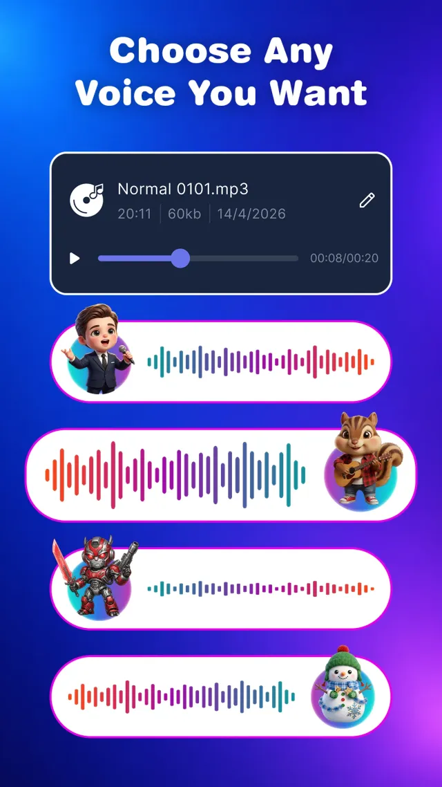 AI Voice Changer - Screen 2