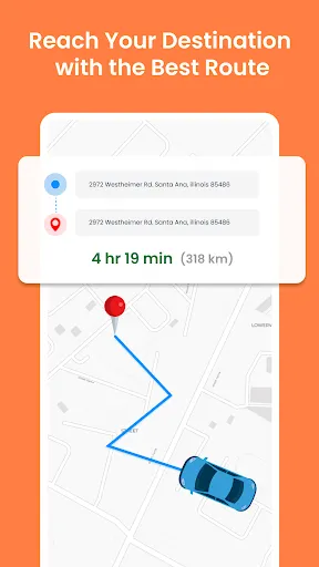 GPS Voice Map & Route Finder - Screen 4