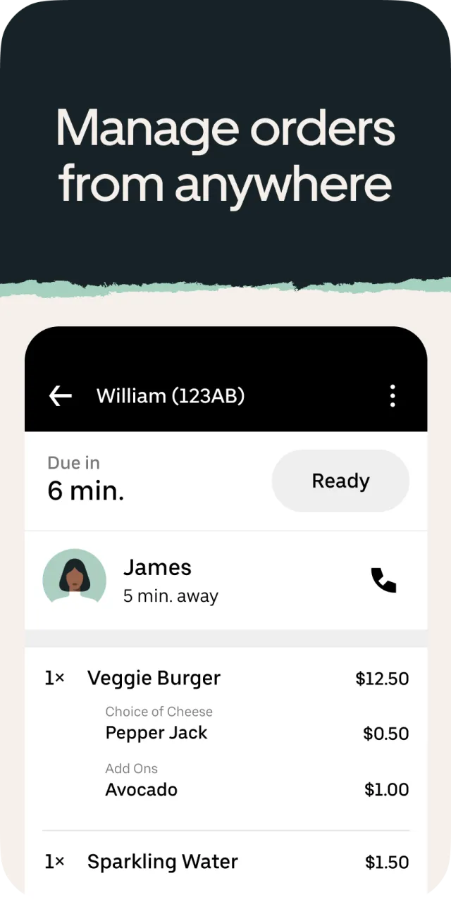 Uber Eats Order Manager - Screen 3