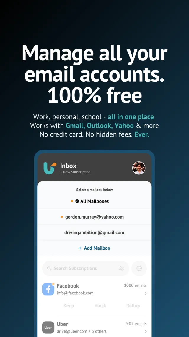 Unroll.Me - Inbox Mail Cleaner - Screen 3