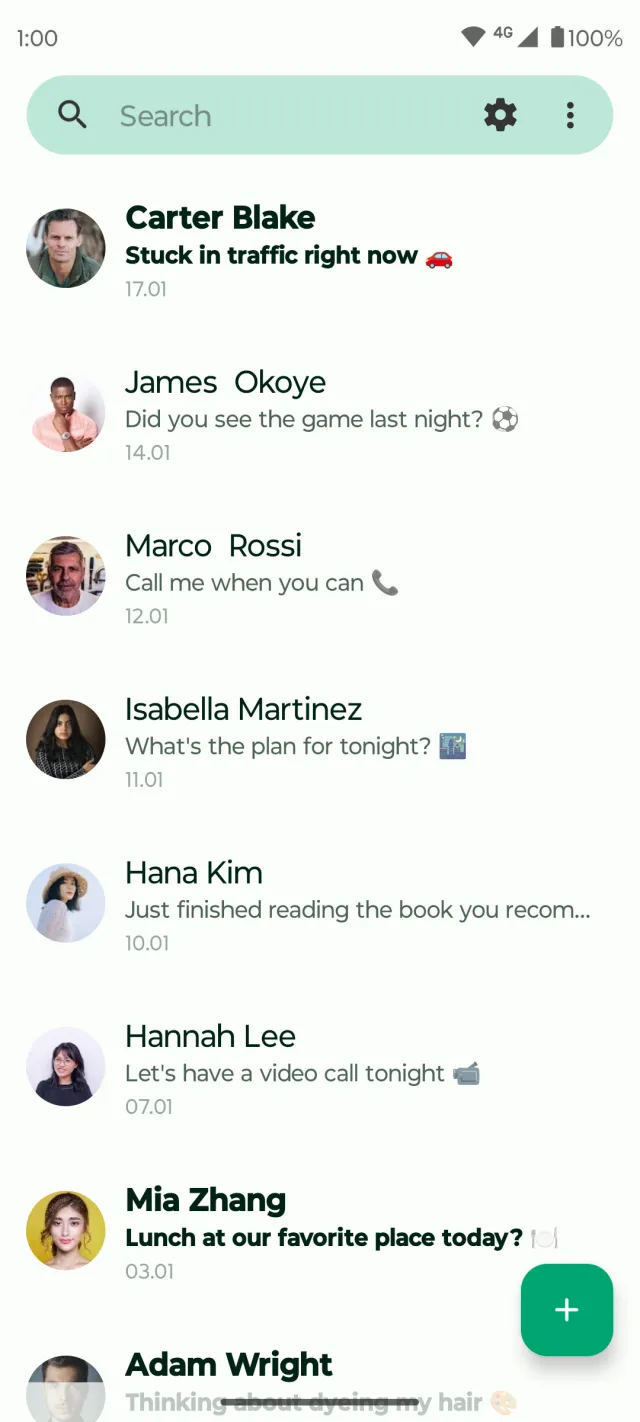 Fossify Messages - Screen 1