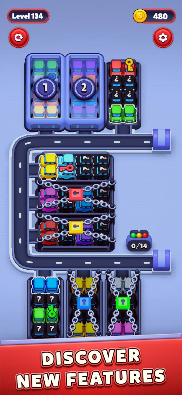 Car Sort: Color Puzzle - Screen 2