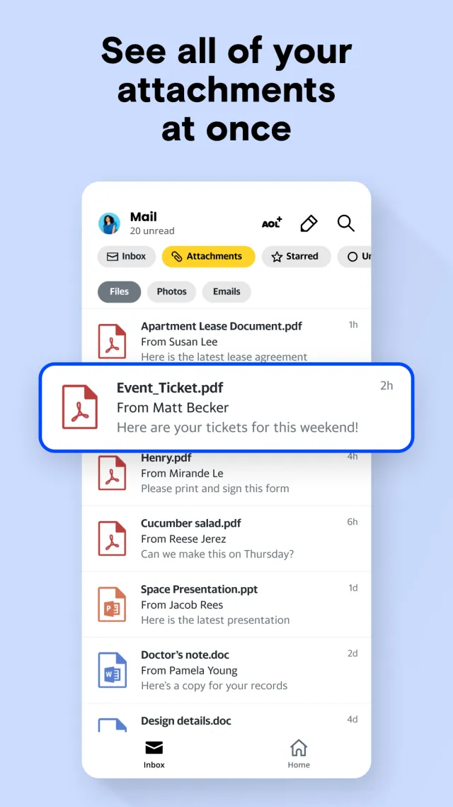 AOL: Email News Weather - Screen 3