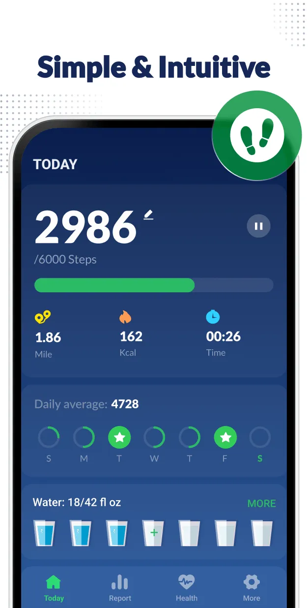 Step Counter - Pedometer - Screen 2