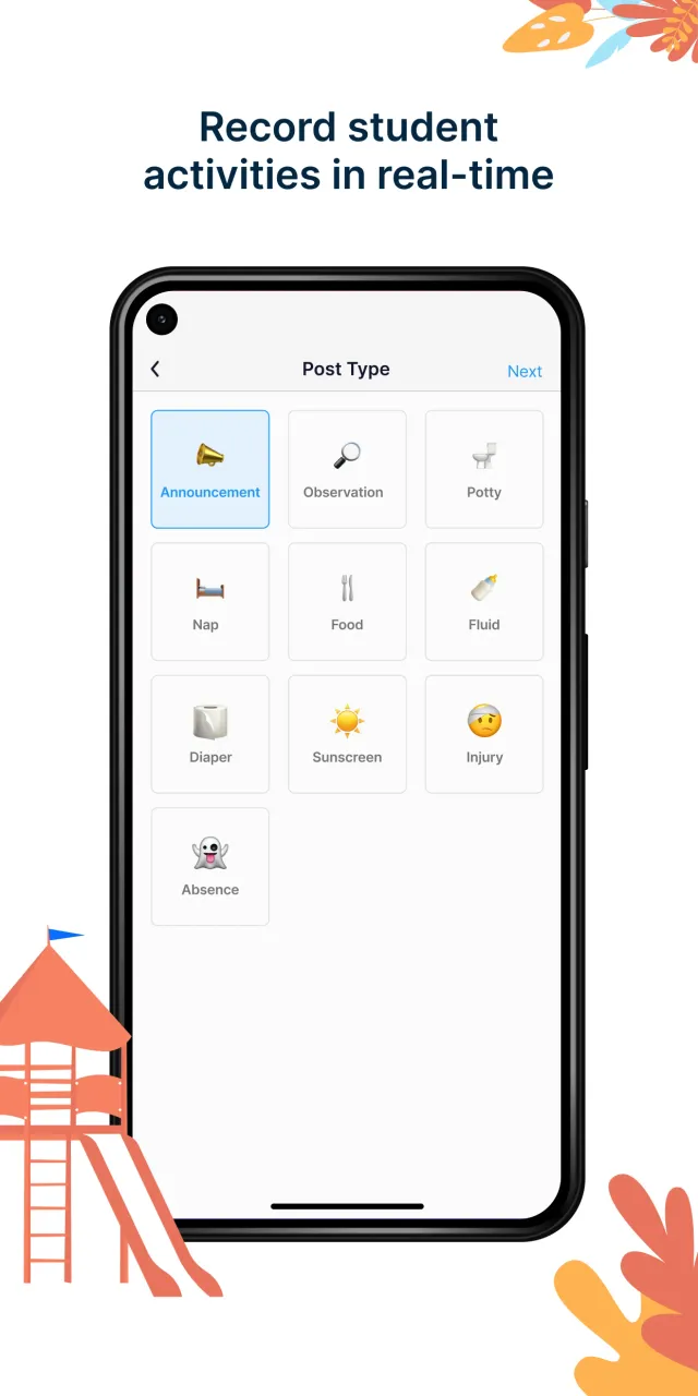 Playground: Child Care App - Screen 4