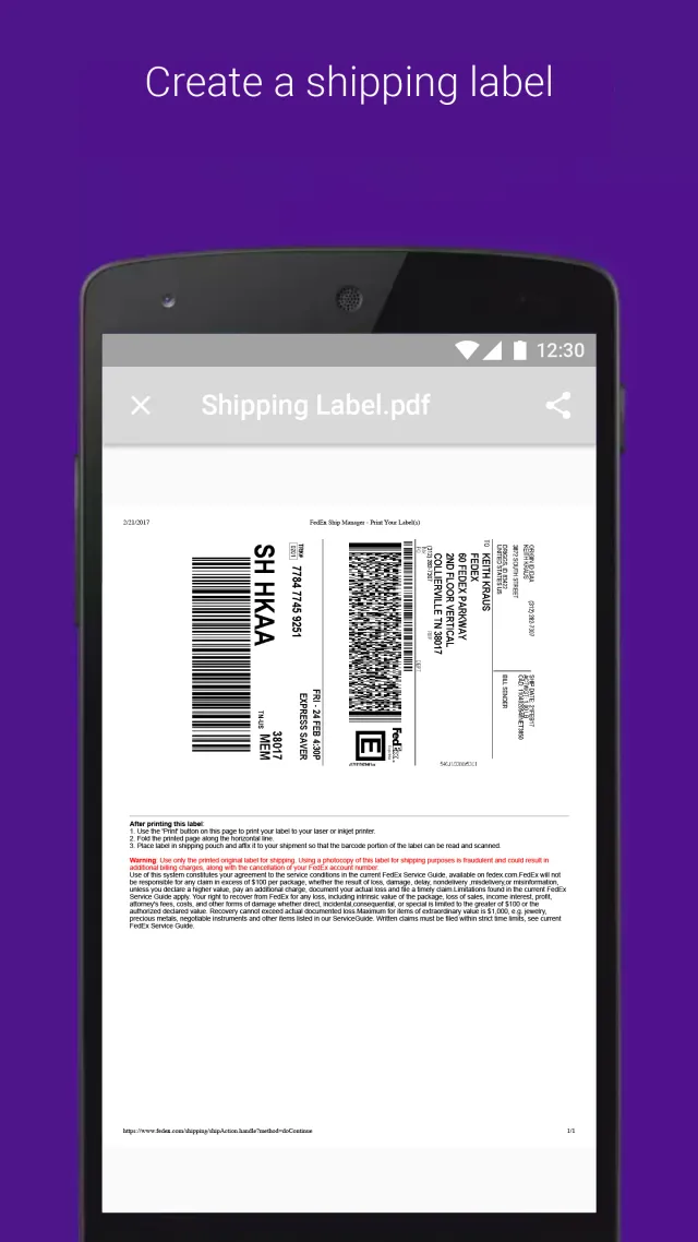 FedEx Mobile - Screen 6