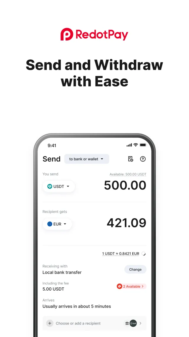 RedotPay: Crypto Card & Pay - Screen 3