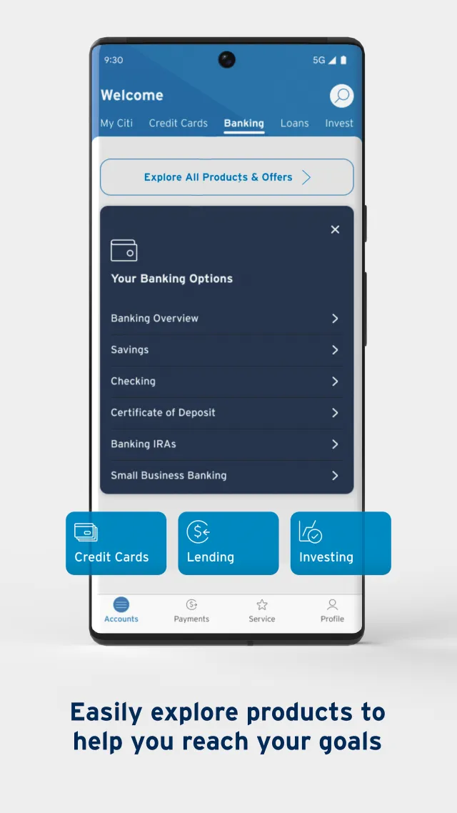 Citi Mobile® - Screen 7