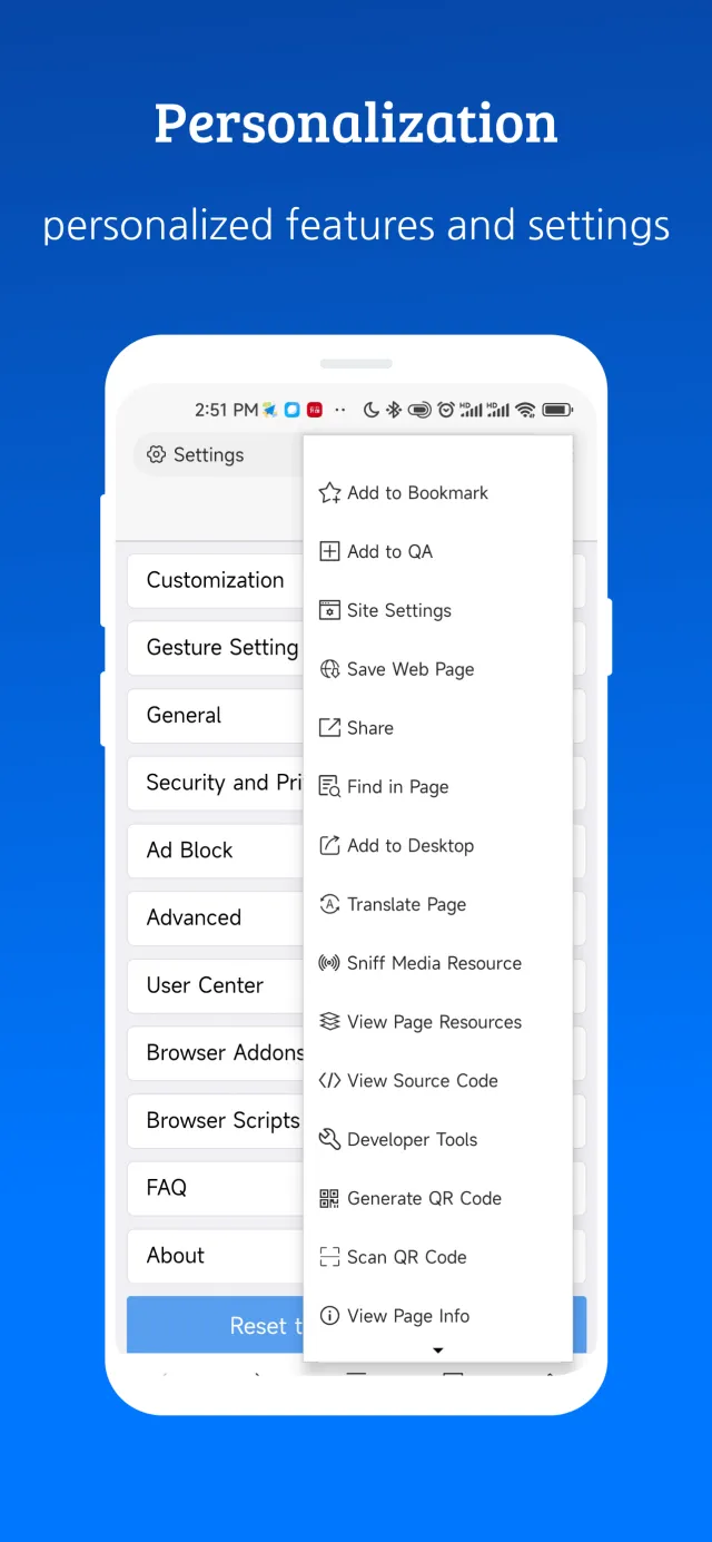 X Browser -Light & Super fast - Screen 6